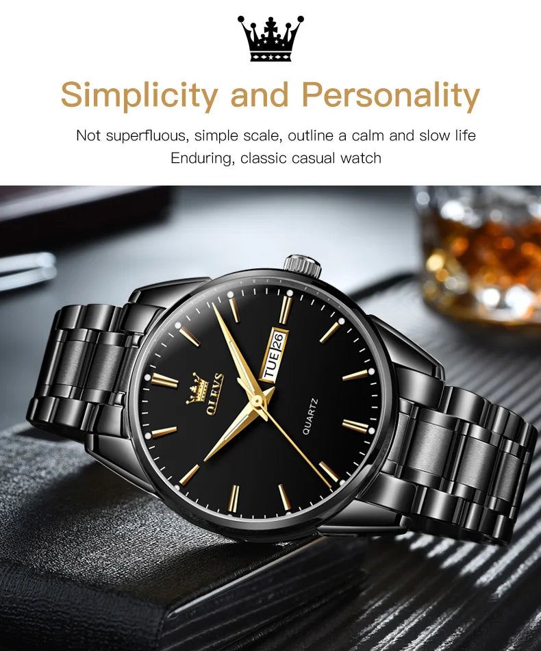 Montre Homme OLEVS – Élégance, précision et style intemporel