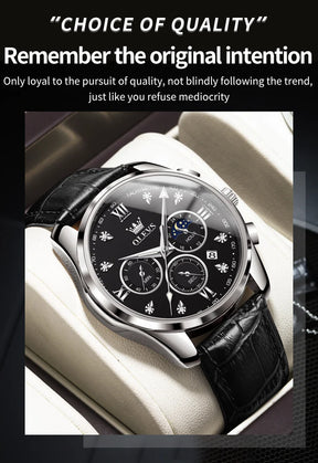 Montre Homme OLEVS – Élégance Multifonctionnelle et Design Raffiné