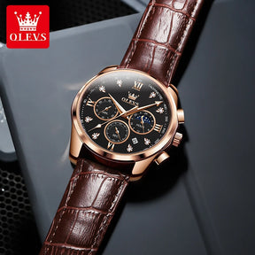 Montre Homme OLEVS – Élégance Multifonctionnelle et Design Raffiné